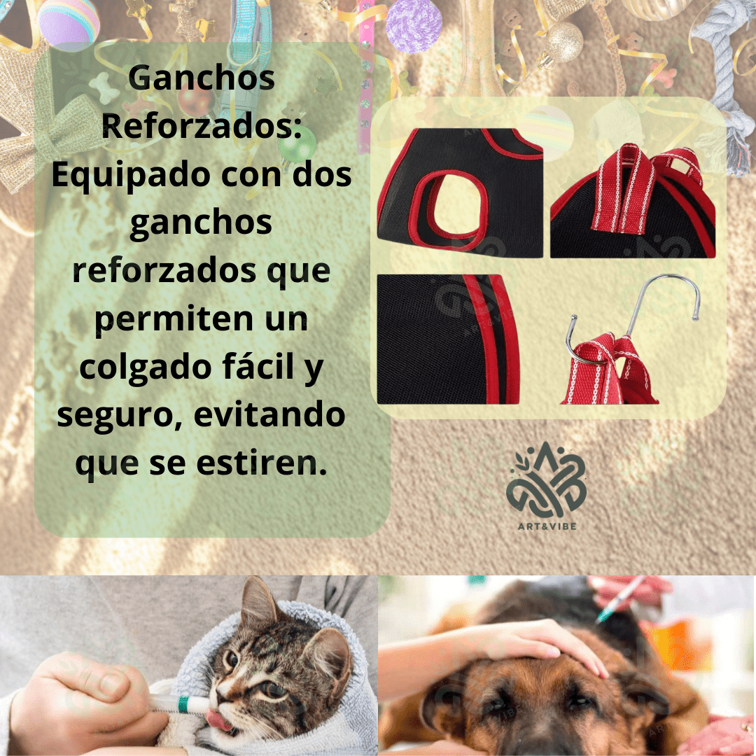 ARNÉS DE HAMACA PARA GATOS Y PERROS - ART&VIBE