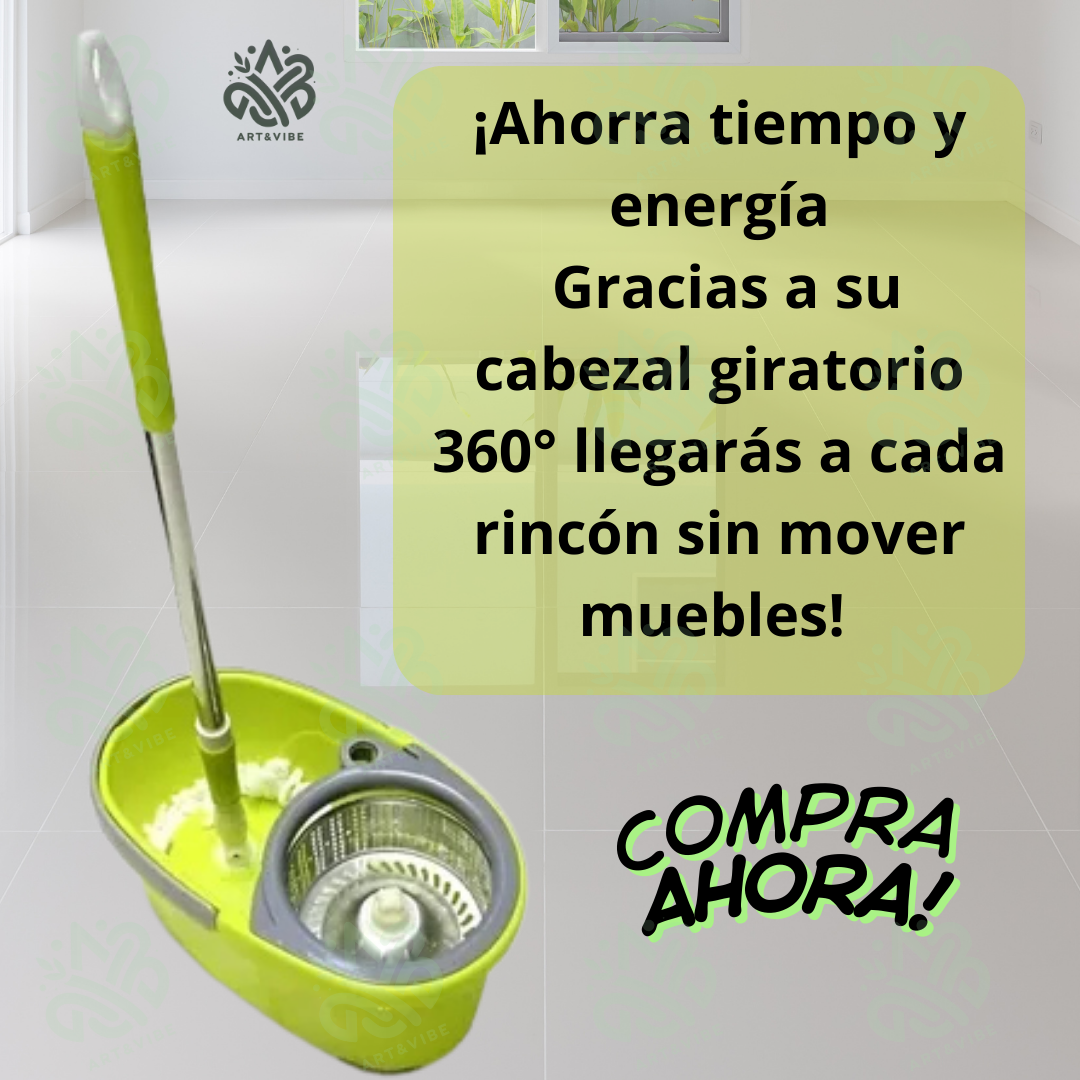 🌀 TRAPERO MÁGICO: TRANSFORMA LA LIMPIEZA EN ALGO RÁPIDO, FÁCIL Y SIN DOLOR