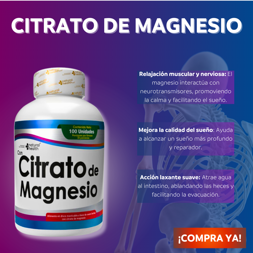 CITRATO DE MAGNESIO: NO MÁS CANSANCIO, IRRITABILIDAD Y MÚSCULOS TENSOS ... 🤩DESAPARECE EN SOLO 30 DÍAS🤩❗