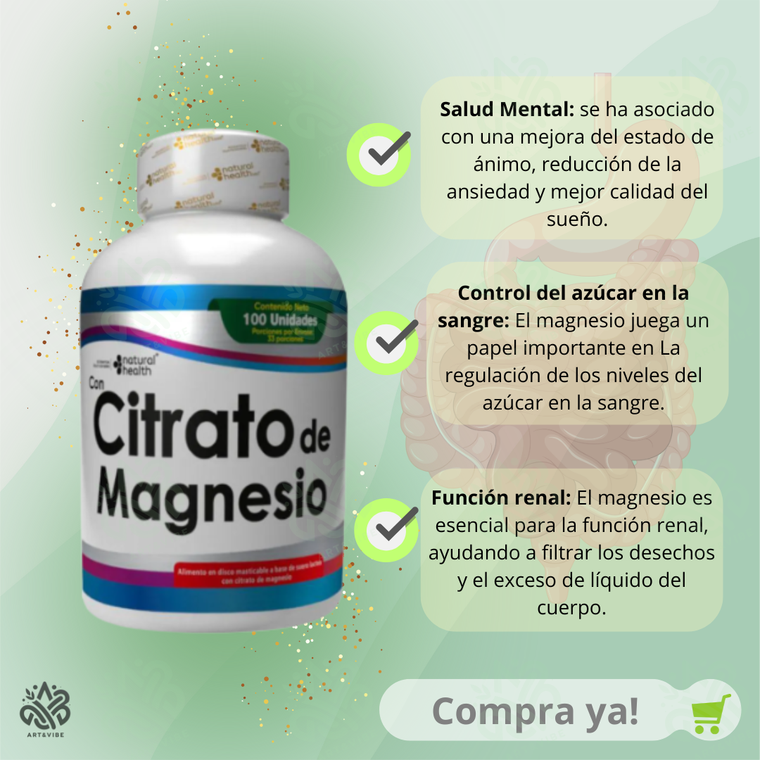 CITRATO DE MAGNESIO: NO MÁS CANSANCIO, IRRITABILIDAD Y MÚSCULOS TENSOS ... 🤩DESAPARECE EN SOLO 30 DÍAS🤩❗