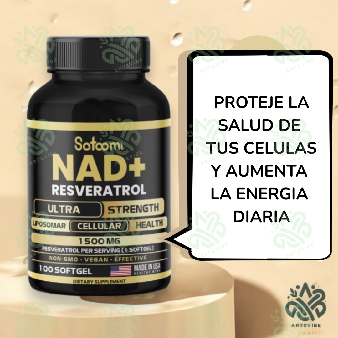 Suplemento Nad +  Resveratrol 1500 Mg