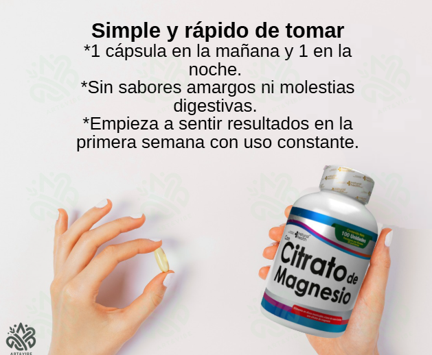 CITRATO DE MAGNESIO: NO MÁS CANSANCIO, IRRITABILIDAD Y MÚSCULOS TENSOS ... 🤩DESAPARECE  EN SOLO 30 DÍAS🤩❗