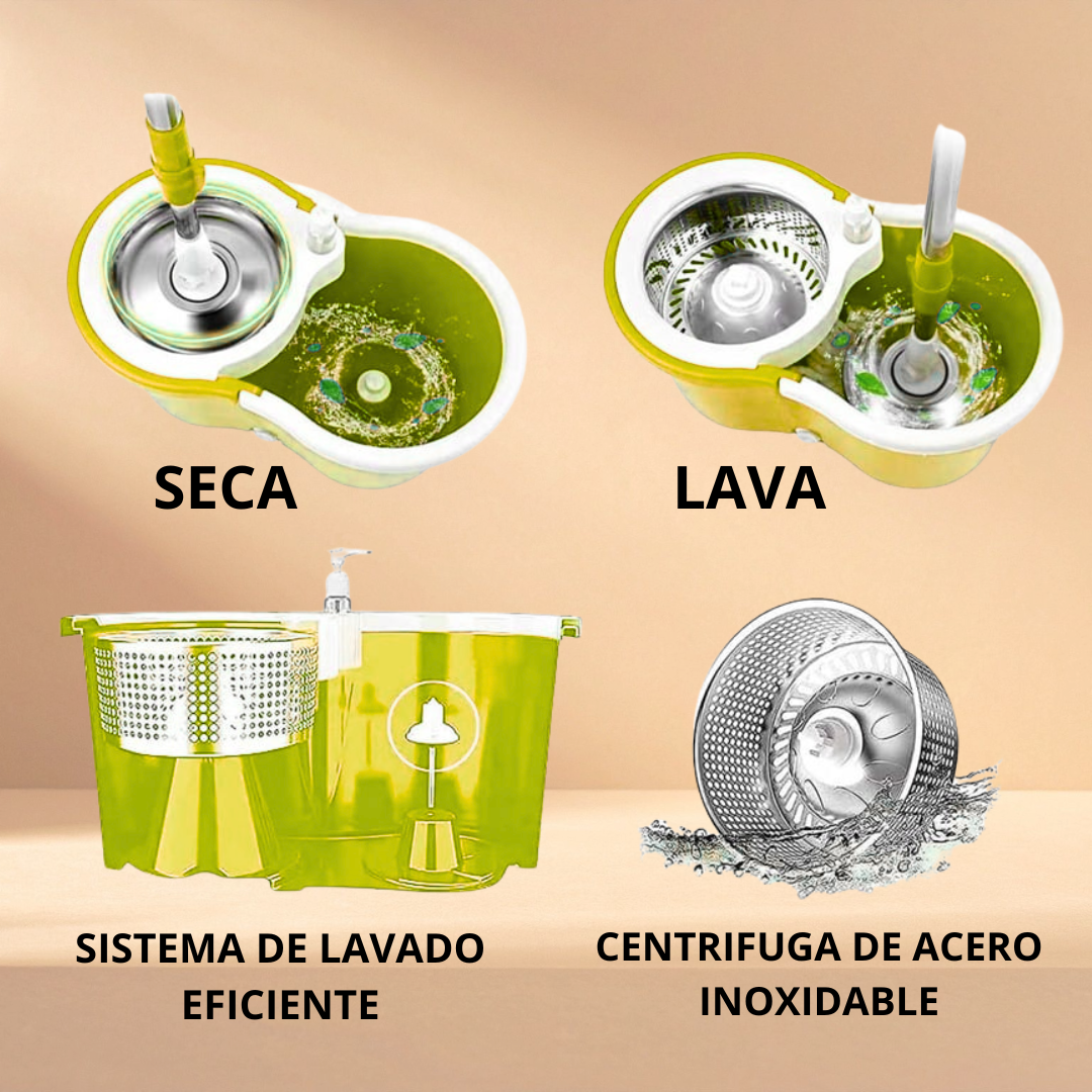 🌀 TRAPERO MÁGICO: TRANSFORMA LA LIMPIEZA EN ALGO RÁPIDO, FÁCIL Y SIN DOLOR